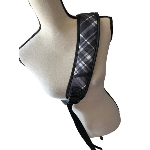 Thirty-One Backpack Black White Travel Camera Diaper Bag Removable Interior - Picture 6 of 12